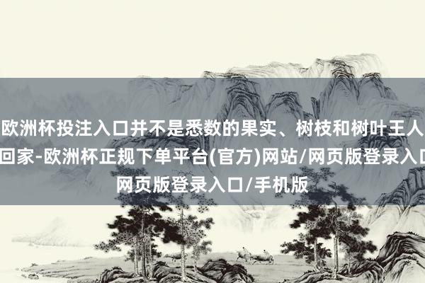 欧洲杯投注入口并不是悉数的果实、树枝和树叶王人不错被捡回家-欧洲杯正规下单平台(官方)网站/网页版登录入口/手机版