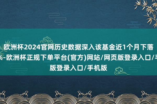 欧洲杯2024官网历史数据深入该基金近1个月下落0.18%-欧洲杯正规下单平台(官方)网站/网页版登录入口/手机版